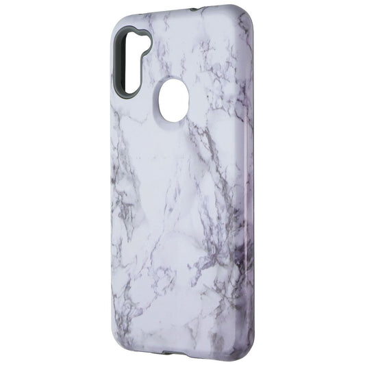 MyBat Fuse Hybrid Series Dual-Layer Case for Samsung Galaxy A11 - White Marble