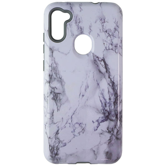 MyBat Fuse Hybrid Series Dual-Layer Case for Samsung Galaxy A11 - White Marble Cell Phone - Cases, Covers & Skins MyBat - Simple Cell Bulk Wholesale Pricing - USA Seller