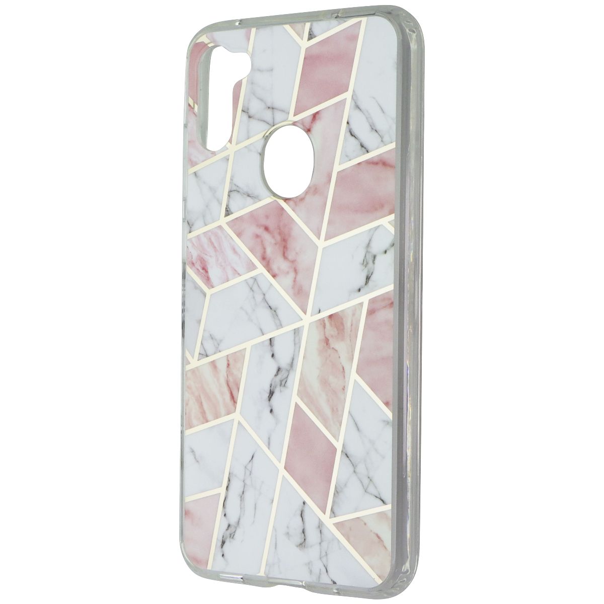 MyBat Fusion Series Protector Cover Case for Samsung Galaxy A11 - Pink Marble Cell Phone - Cases, Covers & Skins MyBat - Simple Cell Bulk Wholesale Pricing - USA Seller