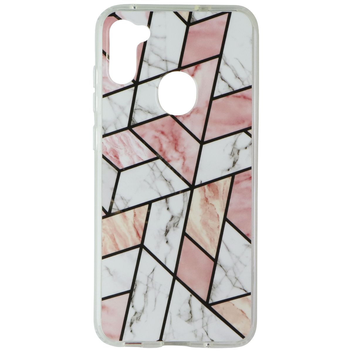 MyBat Fusion Series Protector Cover Case for Samsung Galaxy A11 - Pink Marble Cell Phone - Cases, Covers & Skins MyBat - Simple Cell Bulk Wholesale Pricing - USA Seller