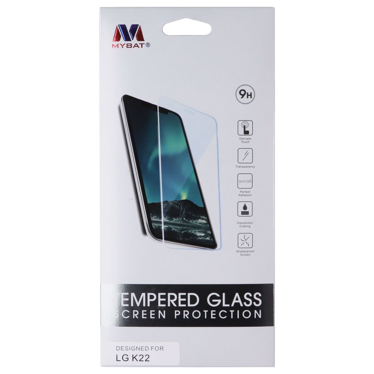 MyBat 9H Tempered Glass Screen Protector for LG K22 - Clear