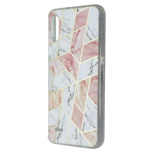 MyBat Fusion Series Case for Samsung Galaxy LG K22 - Electroplated Pink Marbling Cell Phone - Cases, Covers & Skins MyBat - Simple Cell Bulk Wholesale Pricing - USA Seller