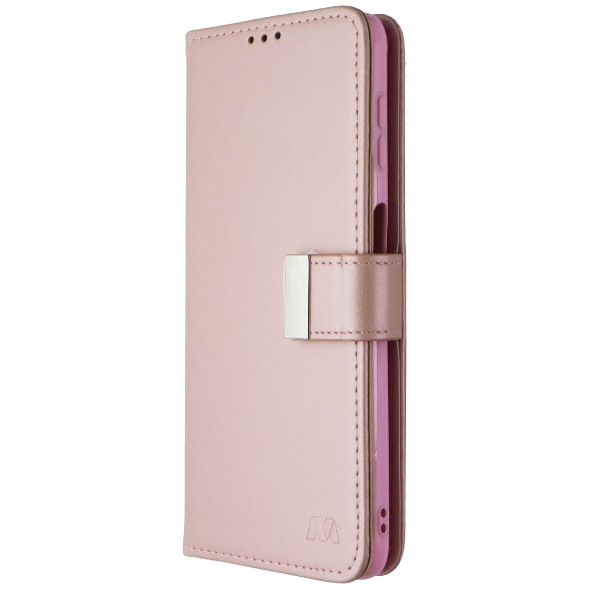 Mybat Leather Folio Case for Motorola Moto G Power (2021) - Pink Cell Phone - Cases, Covers & Skins MyBat - Simple Cell Bulk Wholesale Pricing - USA Seller
