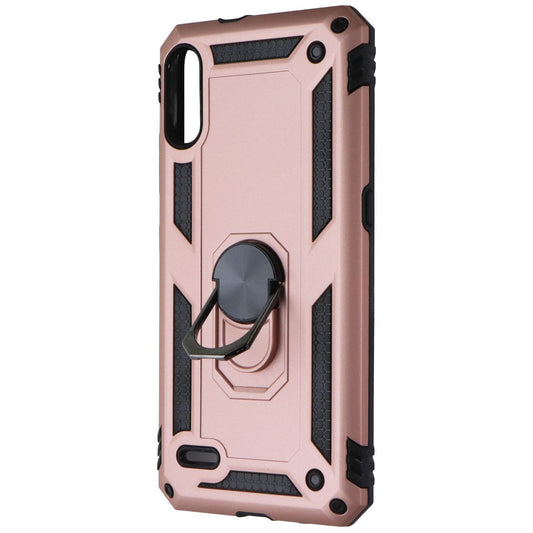 MyBat Pro Anti-Drop Series Ring Stand Case for LG K22 - Rose Gold / Black Cell Phone - Cases, Covers & Skins MyBat Pro - Simple Cell Bulk Wholesale Pricing - USA Seller