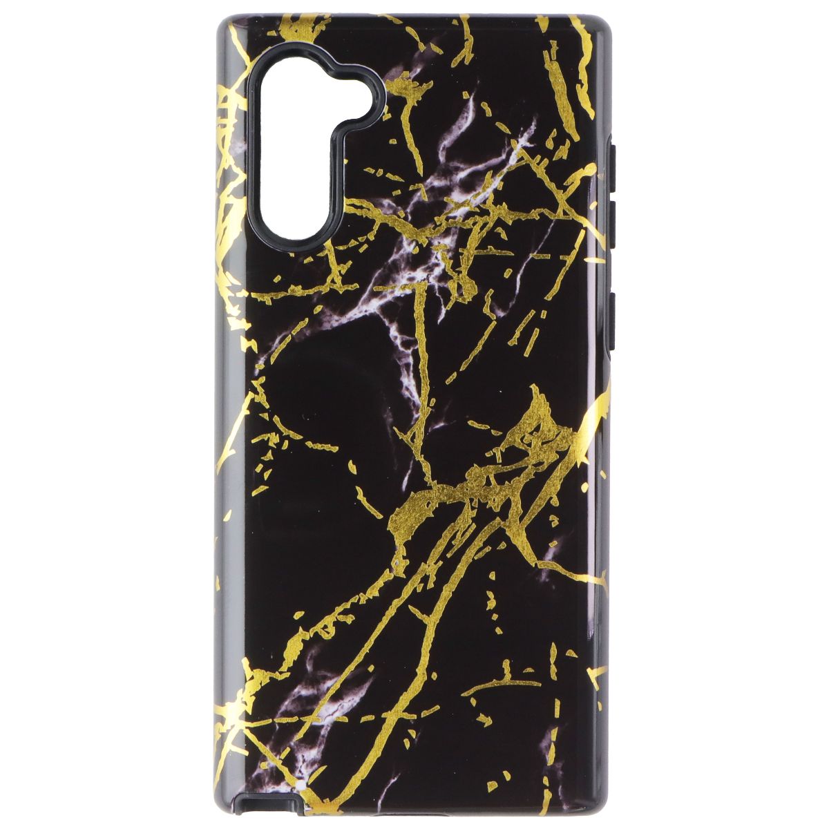 MyBat Fuse Hybrid Protective Cover for Samsung Galaxy Note10 - Black/Gold Marble Cell Phone - Cases, Covers & Skins MyBat - Simple Cell Bulk Wholesale Pricing - USA Seller