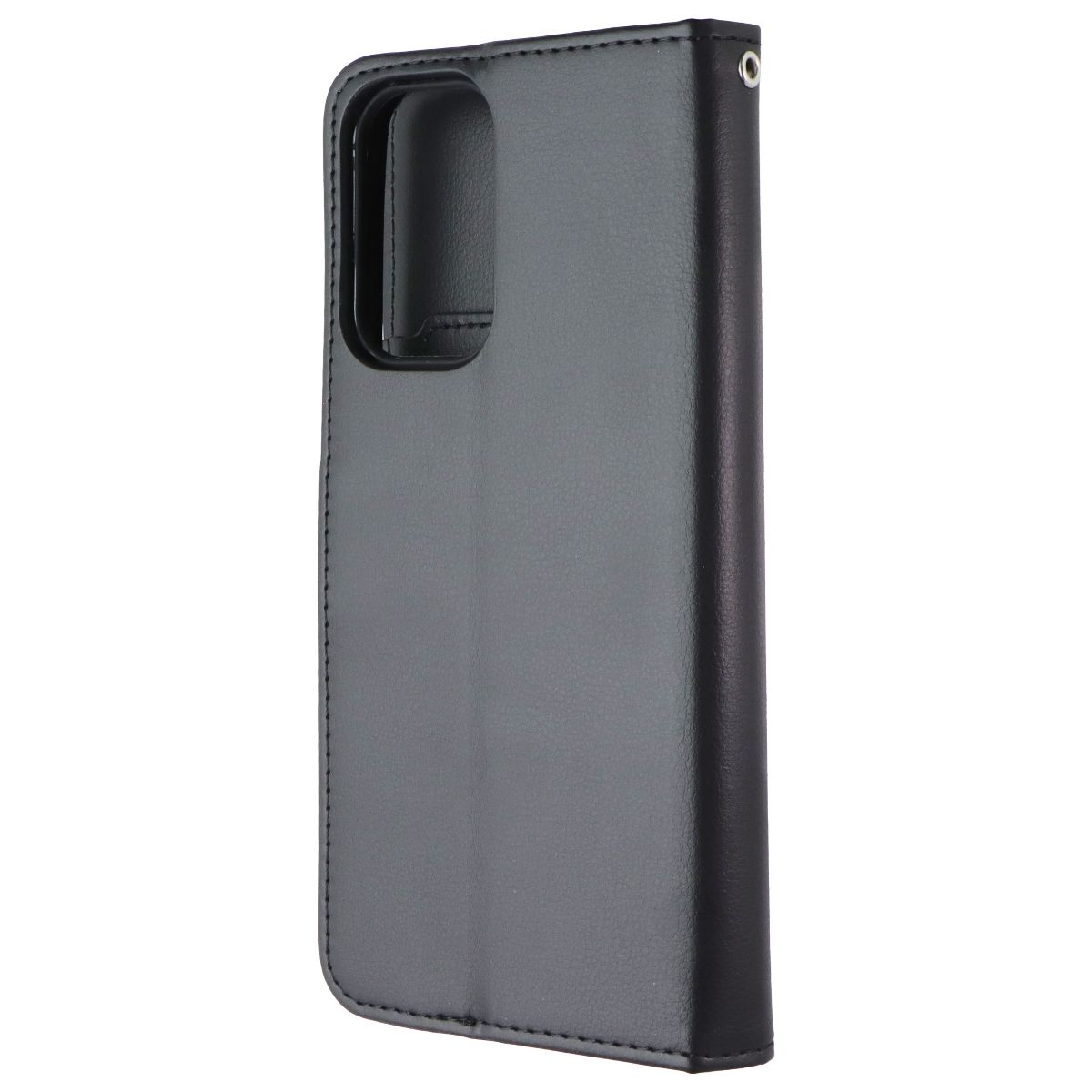 MyBat MyJacket Wallet Folio Case for Samsung Galaxy A23 (5G) - Black Leather Cell Phone - Cases, Covers & Skins MyBat - Simple Cell Bulk Wholesale Pricing - USA Seller