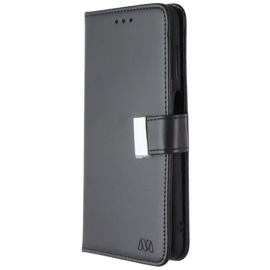 MyBat MyJacket Wallet Folio Case for Samsung Galaxy A23 (5G) - Black Leather