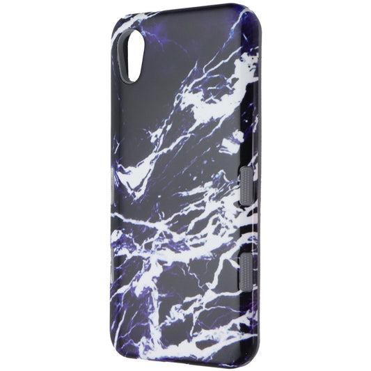 MyBat Premium Dual Layer Case for Motorola Moto E6 - Blue Marble