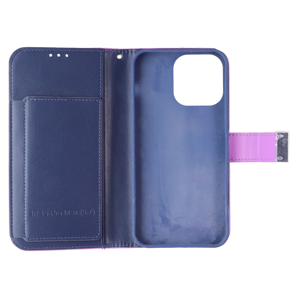 MyBat Pro MyJacket Xtra Series Wallet Case for Apple iPhone 15 Pro Max - Purple