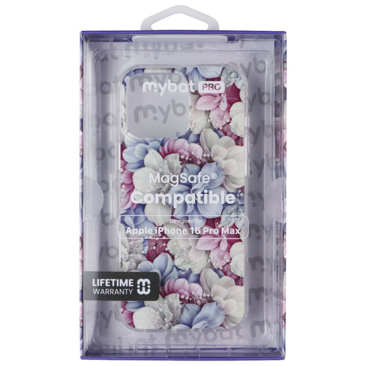 MyBat Pro Mood Series Case for MagSafe for Apple iPhone 16 Pro Max - Floral Gems Cell Phone - Cases, Covers & Skins MyBat Pro - Simple Cell Bulk Wholesale Pricing - USA Seller