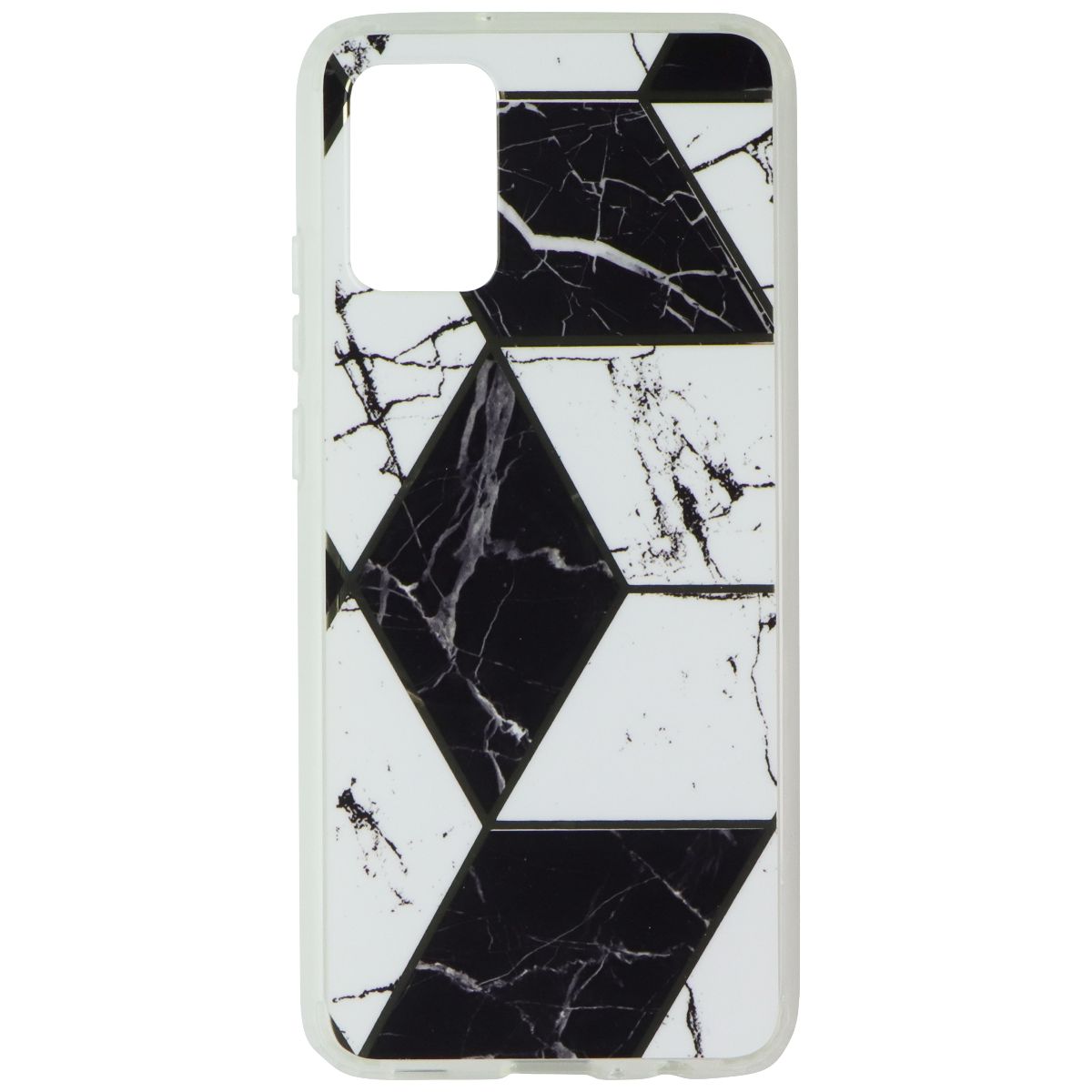 MyBat Fusion Series Case for Samsung Galaxy A02s - Electroplated Black Marbling Cell Phone - Cases, Covers & Skins MyBat - Simple Cell Bulk Wholesale Pricing - USA Seller