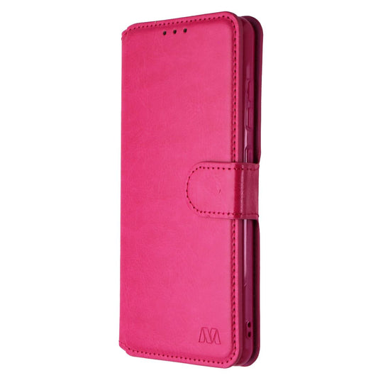 MyBat MyJacket Wallet Folio Case for Samsung Galaxy A52 (5G) - Pink Leather Cell Phone - Cases, Covers & Skins MyBat - Simple Cell Bulk Wholesale Pricing - USA Seller