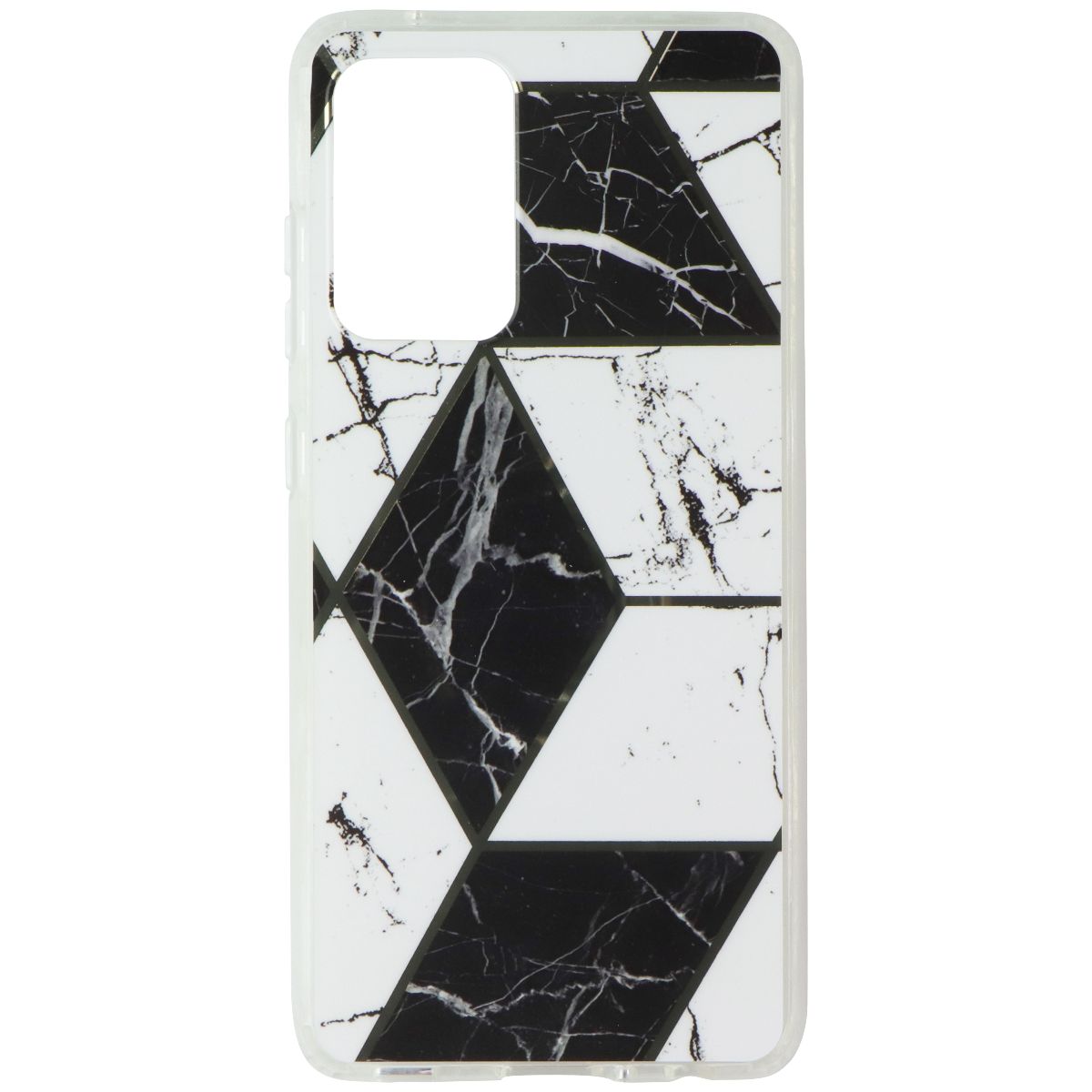 Mybat Fusion Series Case for Samsung Galaxy A52 5G - Black/White Marble Cell Phone - Cases, Covers & Skins MyBat - Simple Cell Bulk Wholesale Pricing - USA Seller