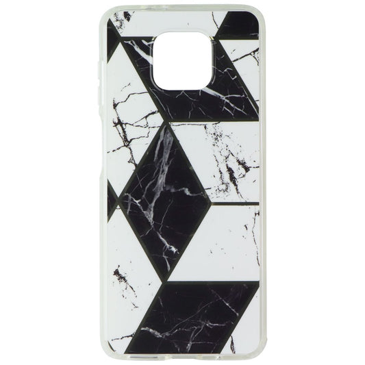 Mybat Fusion Series Case for Motorola Moto G Power (2021) - Black/White Marble