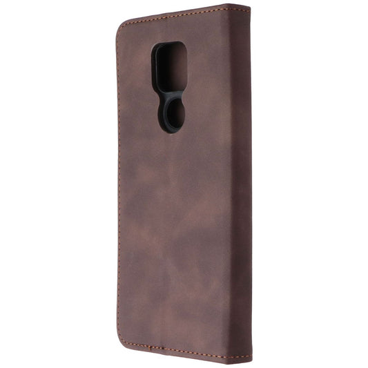 MyBat Pro Executive Series Case for Motorola Moto G Play (2021) - Brown Leather Cell Phone - Cases, Covers & Skins MyBat Pro - Simple Cell Bulk Wholesale Pricing - USA Seller