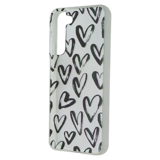 MyBat Pro Mood Series Case for Samsung Galaxy (S22+) - Black Hearts/Clear