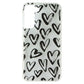 MyBat Pro Mood Series Case for Samsung Galaxy (S22+) - Black Hearts/Clear
