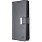 MyBat MyJacket Wallet Case for Samsung Galaxy (S22+) - Black Leather Cell Phone - Cases, Covers & Skins MyBat - Simple Cell Bulk Wholesale Pricing - USA Seller