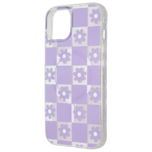Mybat Pro Mood Series Case for MagSafe for Apple iPhone 14 - Retro Purple Floral Cell Phone - Cases, Covers & Skins MyBat Pro - Simple Cell Bulk Wholesale Pricing - USA Seller