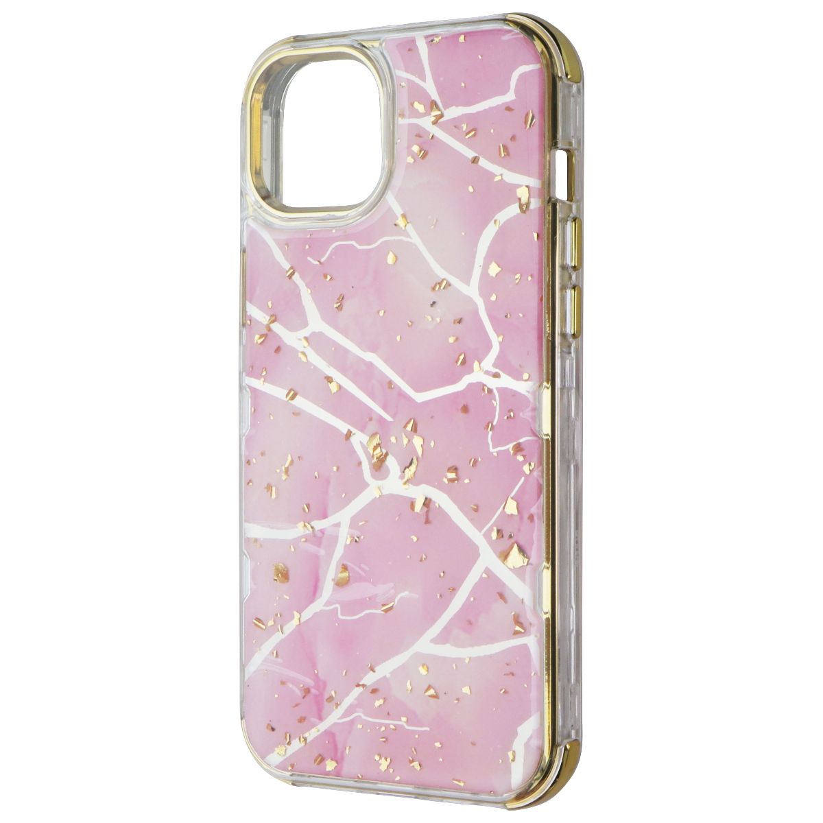 MyBat Pro Tuff Series Case for Apple iPhone 14 Plus- Pink Marbling / Gold Cell Phone - Cases, Covers & Skins MyBat Pro - Simple Cell Bulk Wholesale Pricing - USA Seller