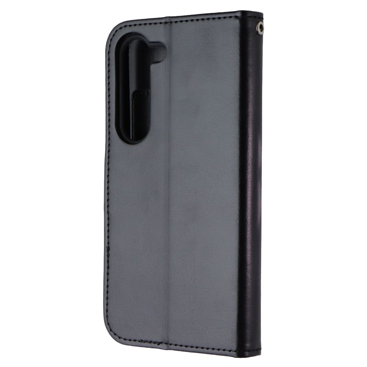 Mybat MyJacket Wallet Case for Samsung Galaxy S23 - Black Leather Cell Phone - Cases, Covers & Skins MyBat - Simple Cell Bulk Wholesale Pricing - USA Seller