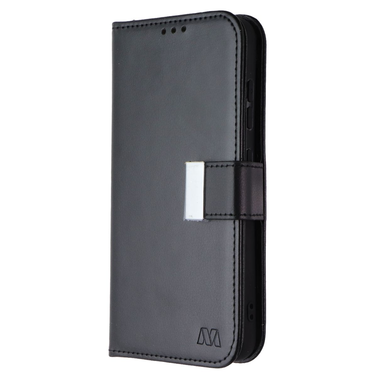Mybat MyJacket Wallet Case for Samsung Galaxy S23 - Black Leather Cell Phone - Cases, Covers & Skins MyBat - Simple Cell Bulk Wholesale Pricing - USA Seller