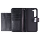 Mybat MyJacket Wallet Case for Samsung Galaxy S23 - Black Leather Cell Phone - Cases, Covers & Skins MyBat - Simple Cell Bulk Wholesale Pricing - USA Seller