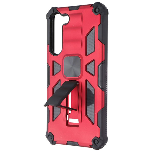 MyBat Rugged Kickstand Case for Samsung Galaxy S23 Plus - Red / Black Cell Phone - Cases, Covers & Skins MyBat - Simple Cell Bulk Wholesale Pricing - USA Seller