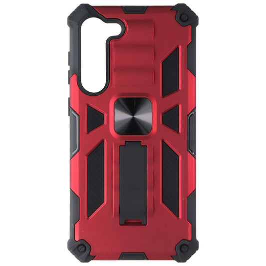 MyBat Rugged Kickstand Case for Samsung Galaxy S23 Plus - Red / Black