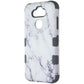 MyBat TUFF Dual Layer Case for LG K31 / Aristo 5 / Fortune 3 - White Marble Cell Phone - Cases, Covers & Skins MyBat - Simple Cell Bulk Wholesale Pricing - USA Seller