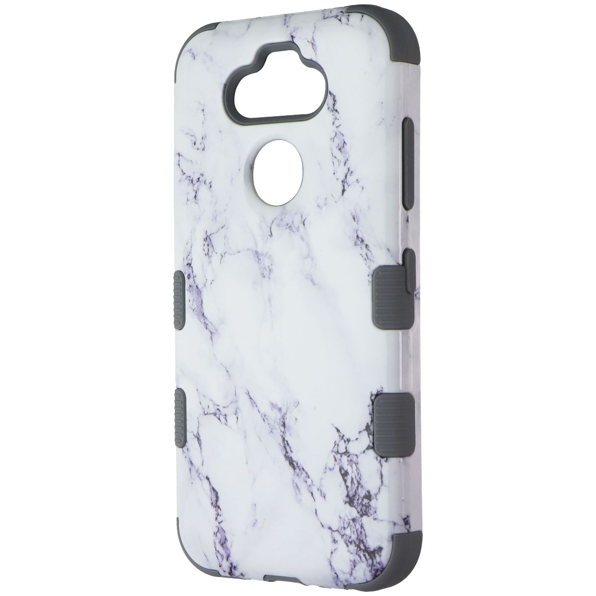MyBat TUFF Dual Layer Case for LG K31 / Aristo 5 / Fortune 3 - White Marble Cell Phone - Cases, Covers & Skins MyBat - Simple Cell Bulk Wholesale Pricing - USA Seller