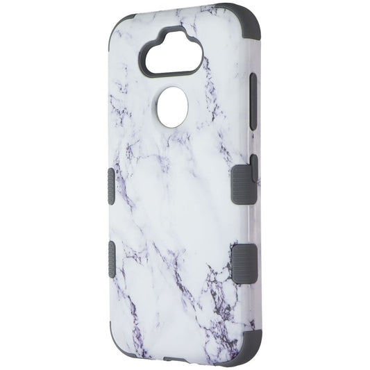 MyBat TUFF Dual Layer Case for LG K31 / Aristo 5 / Fortune 3 - White Marble Cell Phone - Cases, Covers & Skins MyBat - Simple Cell Bulk Wholesale Pricing - USA Seller