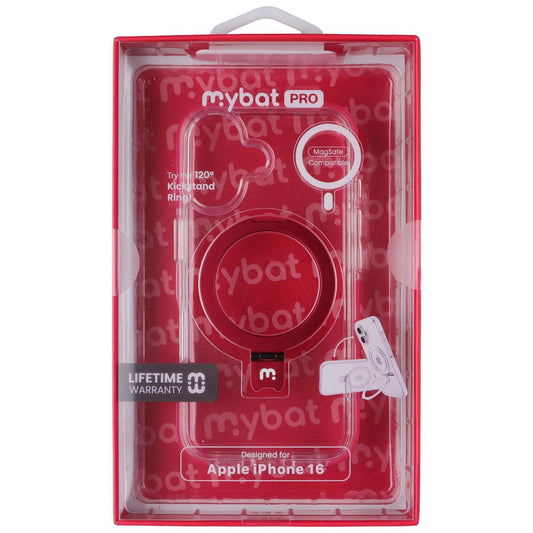 MyBat Pro Lure Series Kickstand Case for MagSafe for Apple iPhone 16 - Red Cell Phone - Cases, Covers & Skins MyBat Pro - Simple Cell Bulk Wholesale Pricing - USA Seller