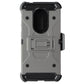 MyBat 3-in-1 Kinetic Hybrid Case for Motorola Moto G7 Power - Gray/Black Cell Phone - Cases, Covers & Skins MyBat - Simple Cell Bulk Wholesale Pricing - USA Seller