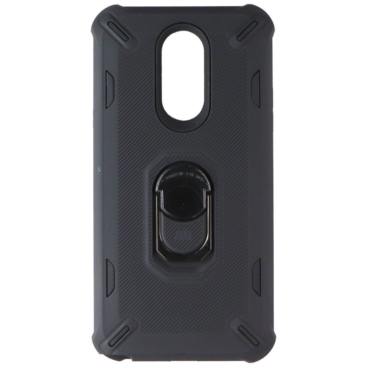 Mybat Premium Rugged Non-Slip Case with Kickstand for LG Stylo 5 - Black Cell Phone - Cases, Covers & Skins MyBat - Simple Cell Bulk Wholesale Pricing - USA Seller