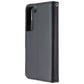 Mybat MyJacket Wallet Case for Samsung Galaxy S22 - Black Leather Cell Phone - Cases, Covers & Skins MyBat - Simple Cell Bulk Wholesale Pricing - USA Seller