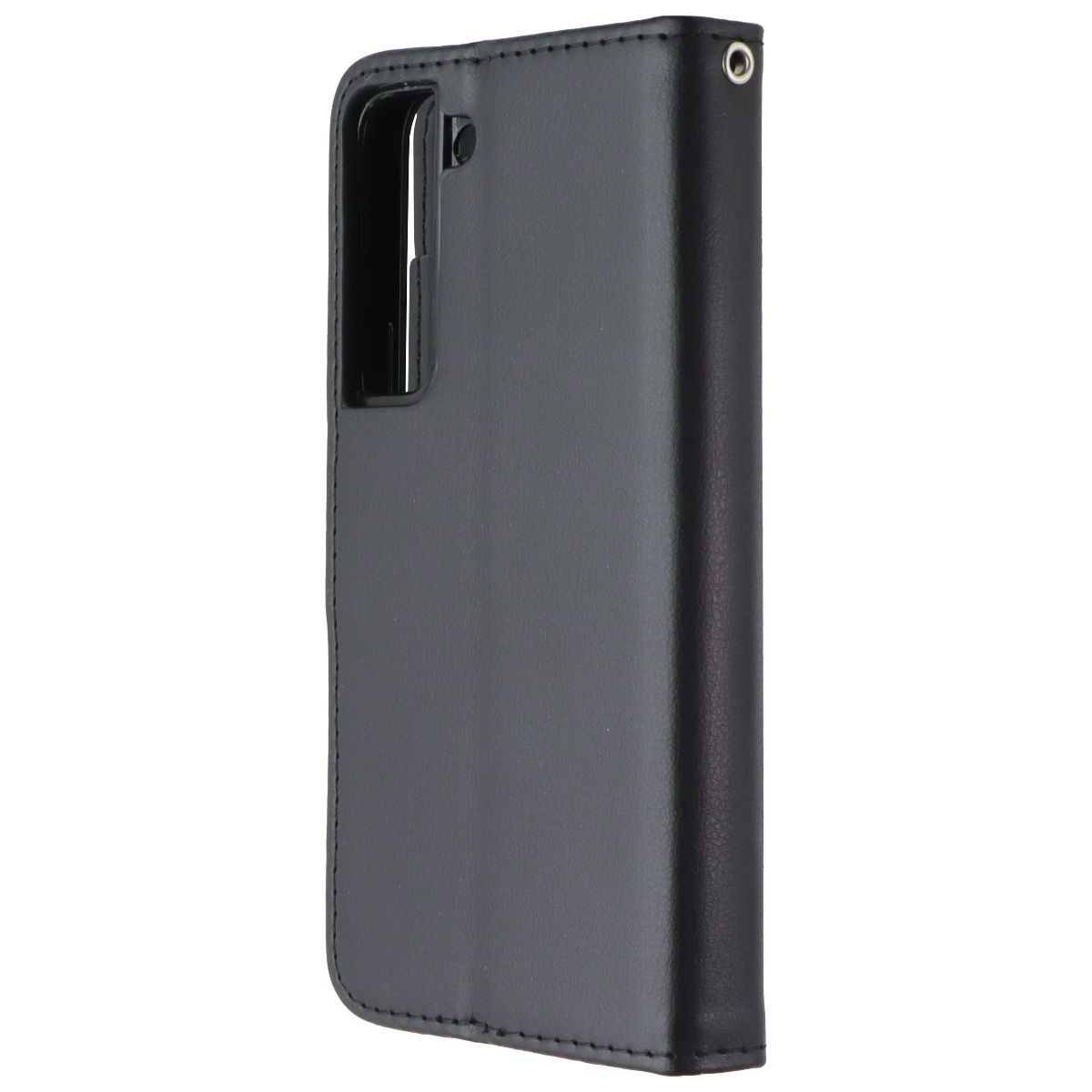 Mybat MyJacket Wallet Case for Samsung Galaxy S22 - Black Leather Cell Phone - Cases, Covers & Skins MyBat - Simple Cell Bulk Wholesale Pricing - USA Seller
