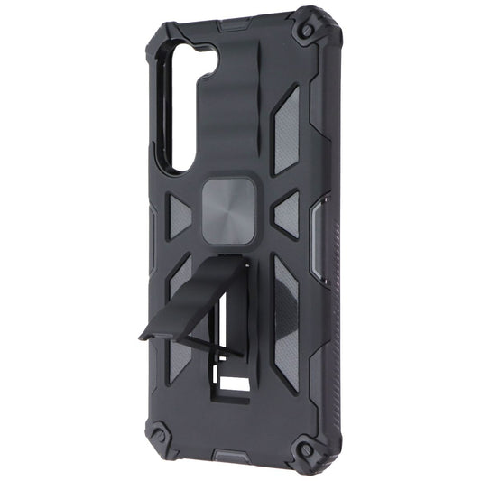 MyBat Rugged Kickstand Case for Samsung Galaxy S23 Plus - Black