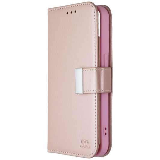 MyBat Pro MyJacket Xtra Series Wallet Case for Apple iPhone 15 Pro - Rose Gold