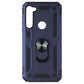 Mybat Premium Case w/ Ring Stand for Motorola Moto G Stylus - Blue / Black