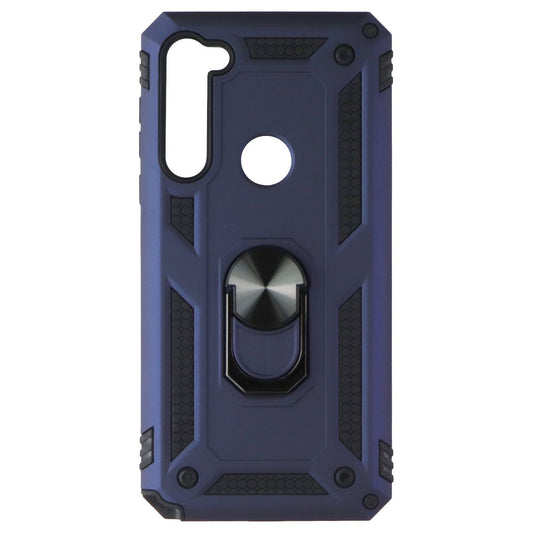 Mybat Premium Case w/ Ring Stand for Motorola Moto G Stylus - Blue / Black
