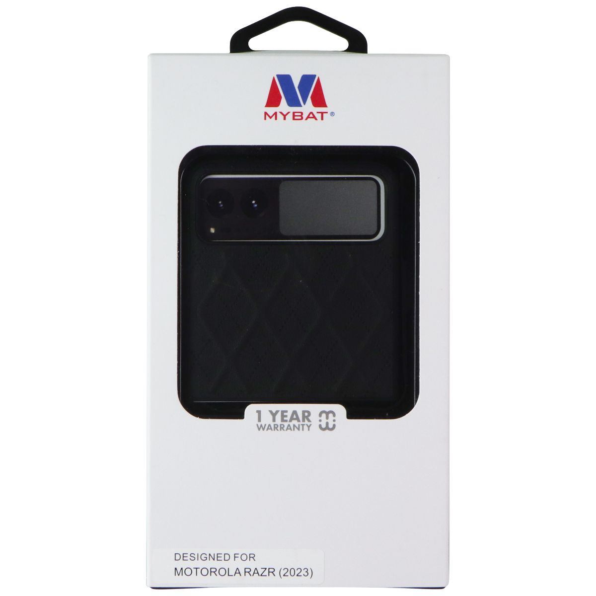 MYBAT Leather Case for Motorola Razr (2023) - Black Cell Phone - Cases, Covers & Skins MyBat - Simple Cell Bulk Wholesale Pricing - USA Seller