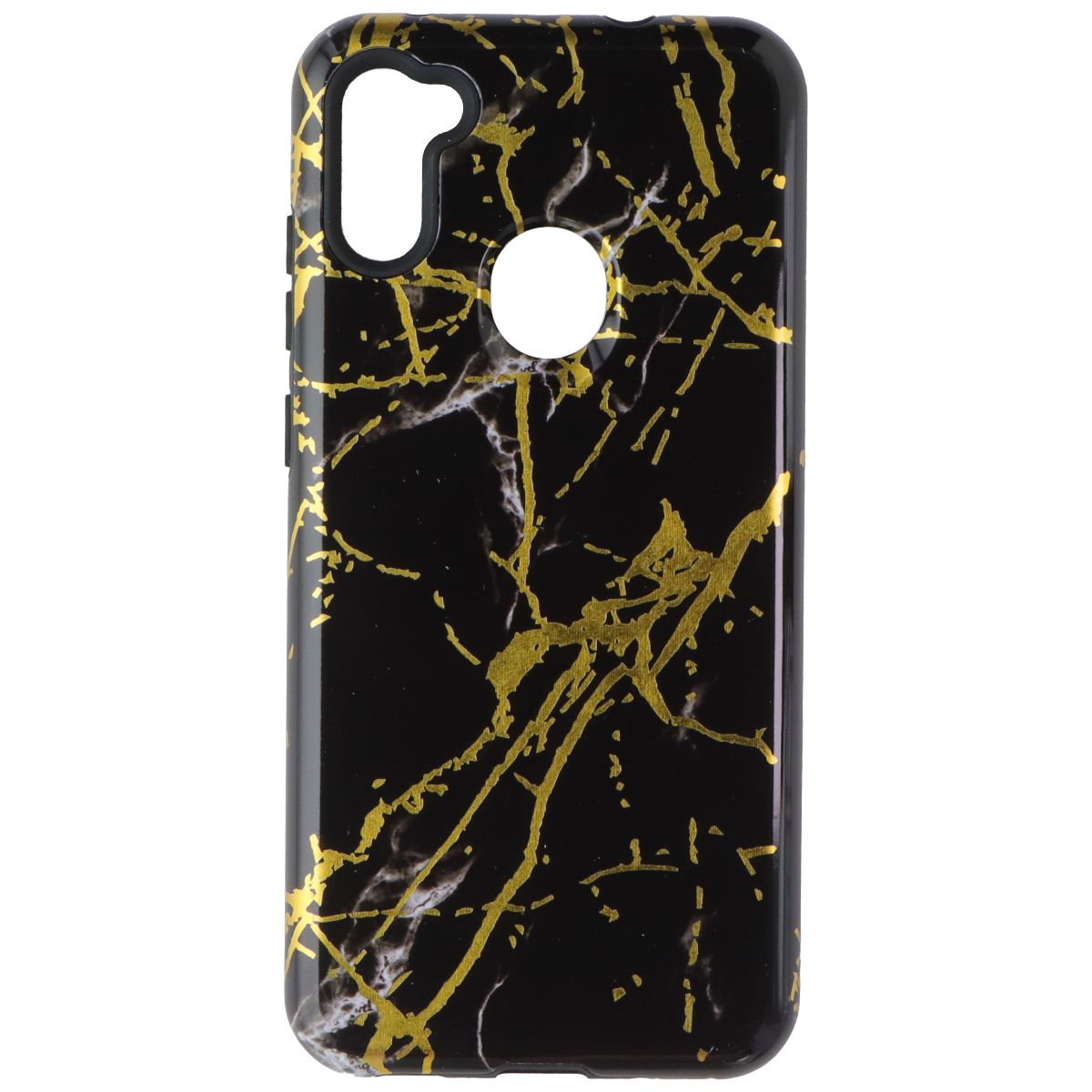 MyBat Fuse Hybrid Series Case for Samsung Galaxy A11 - Black Marble Cell Phone - Cases, Covers & Skins MyBat - Simple Cell Bulk Wholesale Pricing - USA Seller