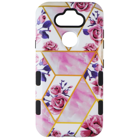 MyBat TUFF Dual Layer Case for LG K31 / Aristo 5 / Fortune 3 - Pink Geometric Cell Phone - Cases, Covers & Skins MyBat - Simple Cell Bulk Wholesale Pricing - USA Seller