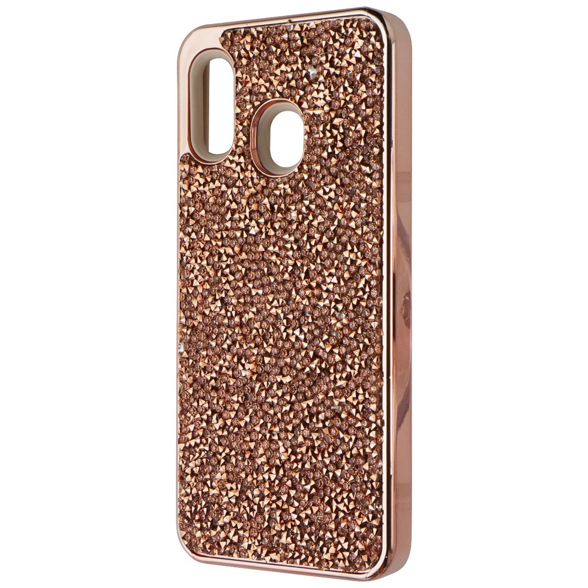 MyBat Encrusted Rhinestones Hybrid Case for Samsung Galaxy A20 - Gold ...