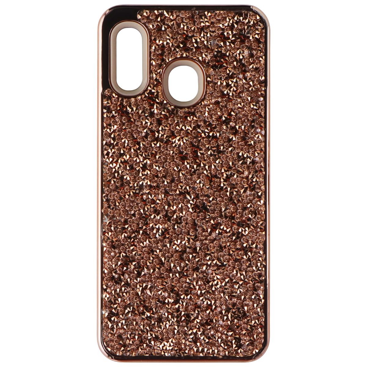 MyBat Encrusted Rhinestones Hybrid Case for Samsung Galaxy A20 - Gold Glitter Cell Phone - Cases, Covers & Skins MyBat - Simple Cell Bulk Wholesale Pricing - USA Seller