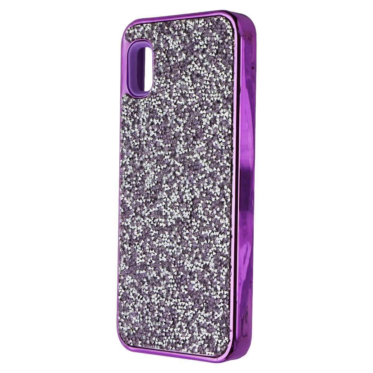 MyBat Encrusted Rhinestones Hybrid Case for Samsung Galaxy A10e - Purple Glitter Cell Phone - Cases, Covers & Skins MyBat - Simple Cell Bulk Wholesale Pricing - USA Seller