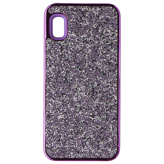 MyBat Encrusted Rhinestones Hybrid Case for Samsung Galaxy A10e - Purple Glitter Cell Phone - Cases, Covers & Skins MyBat - Simple Cell Bulk Wholesale Pricing - USA Seller