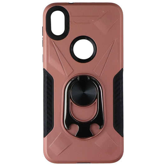 Mybat Premium Rugged Non-Slip Case w/ Kickstand for Motorola Moto E6 - Rose Gold