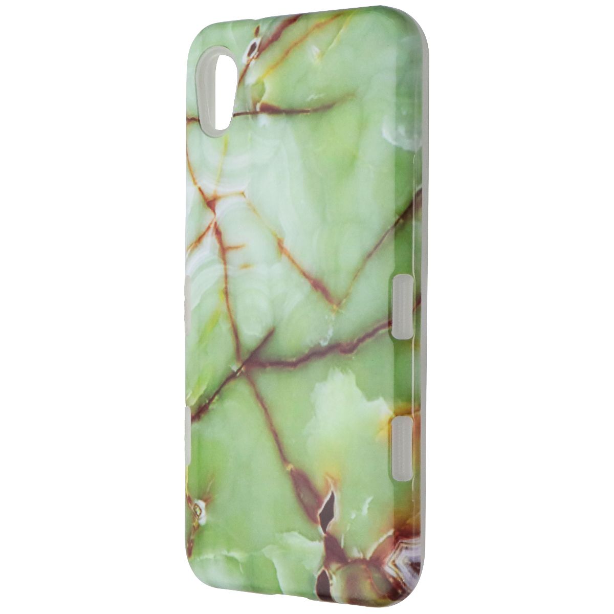 MyBat Premium Dual Layer Case for Motorola Moto E6 - Green Marble Cell Phone - Cases, Covers & Skins MyBat - Simple Cell Bulk Wholesale Pricing - USA Seller